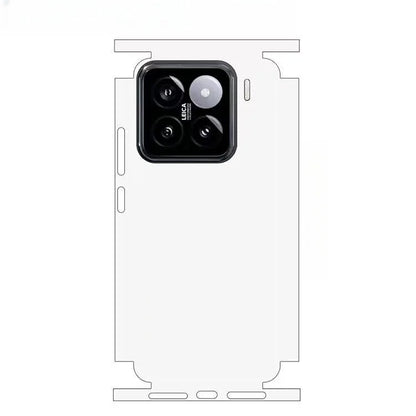 Plain Color Pattern Matte Film Skin Phone Back+Sides Sticker For XIAOMI 15 14 13 Ultra 14 Pro Redmi Note 13 12 Full CoverWrap