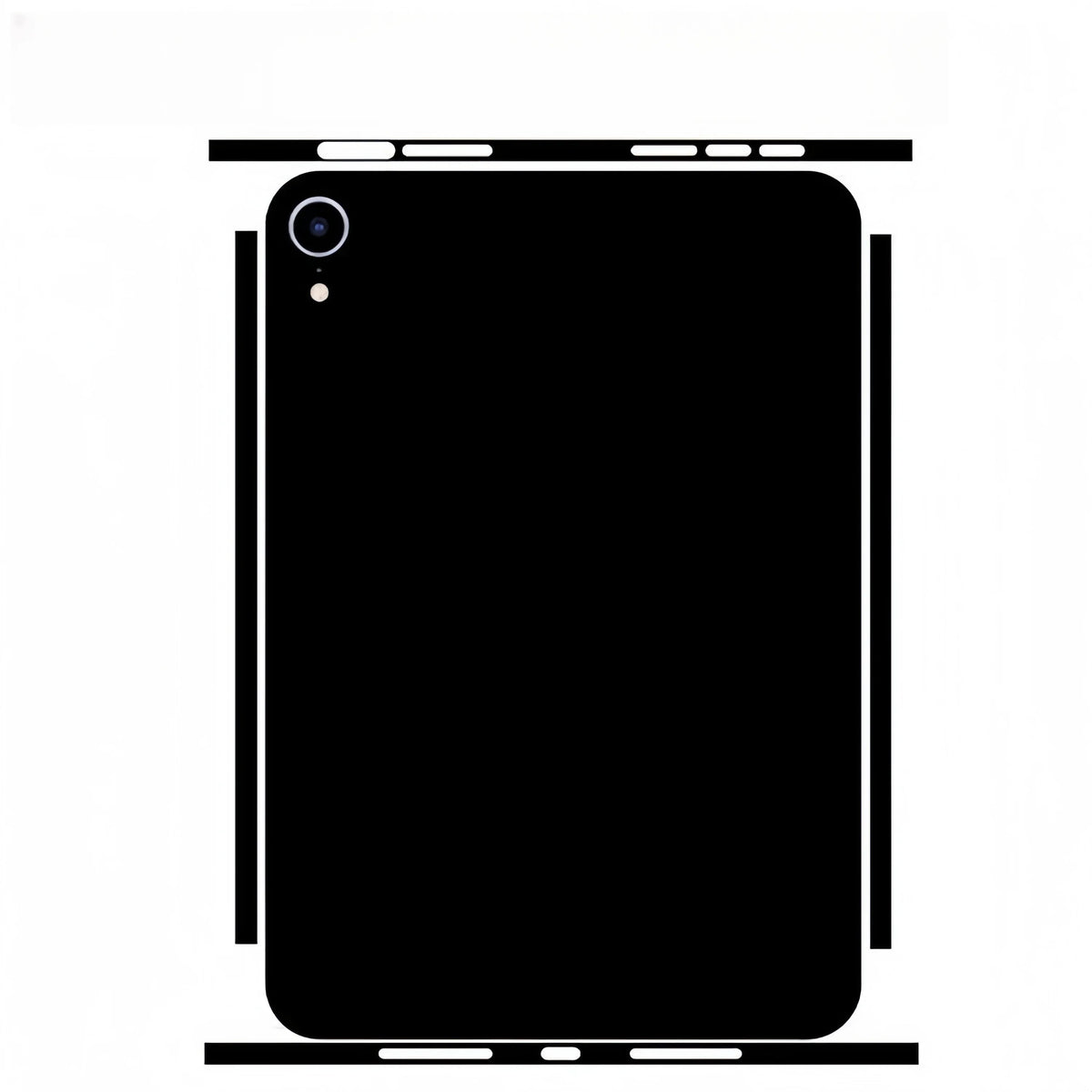 For iPad Pro 2022 2021 2018 12.9 11 Mini 7 6  Full Cover Colorful Back Film Covers Decal Skin Protector Sticker