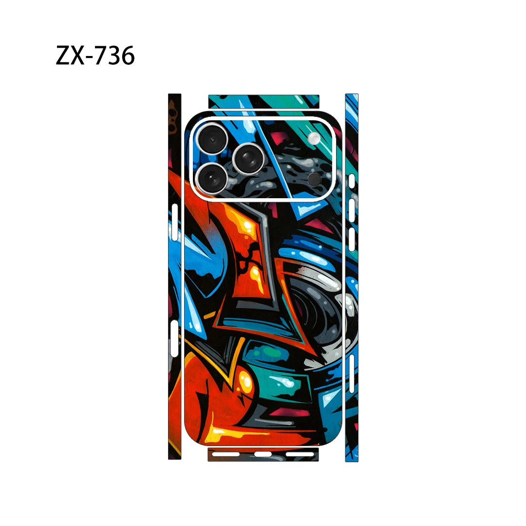 Oscar Skin Wrap Decal Vinyl Sticker for iPhone Pro Max Back Film Compatible with iPhone 17/16/15/14/13 Pro Models
