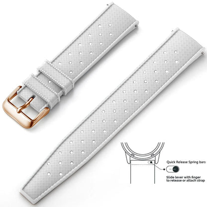 Tropical Silicone Watch Band Quick Release Watch Band 18mm 20mm 22mm Rubber Tropic Smart Watch Strap Waterpfroof Muti-Color