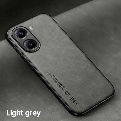 Luxury Leather Phone Case For Xiaomi Mi POCO X7 PRO 5G fanda silky feel NonSlip Plain Cover For POCO X7 5G