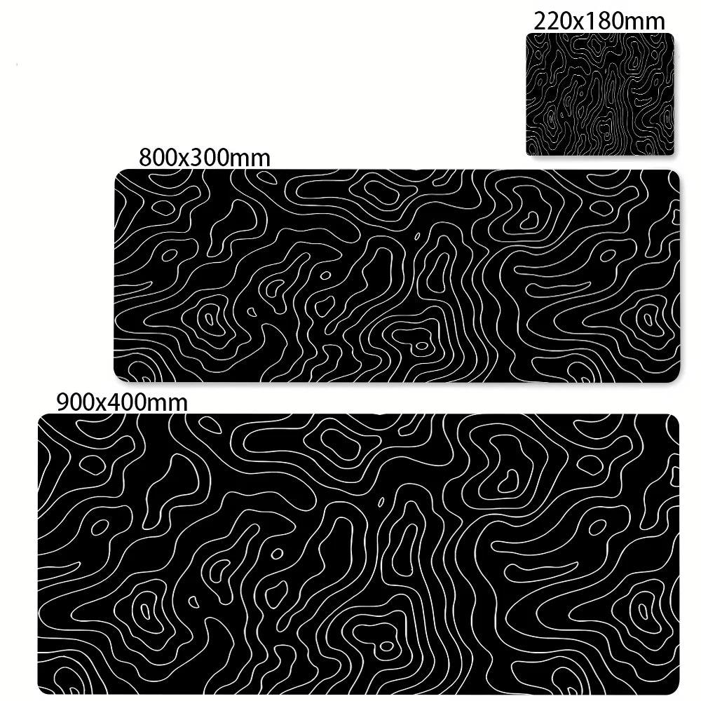 Strata Liquid Desk Mat Large Gaming Mouse Pad Non-Slip Rubber Game XXL Mouse Mat Computer Keyboard Mats Pad Big Mousepad 900x400