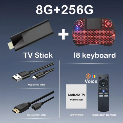 Android 16 TV Stick 4K Allwinner H313 Dual Wifi 2.4G/5.8G Quad Core HDR RAM 4GB ROM 32GB 64GB 128GB Home Theater Media Player