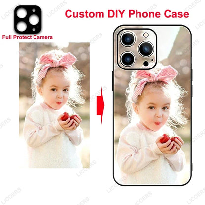 Custom Matte Case for iPhone 18 17 16 15 14 13 12 11 Pro Max Mini XS XR 7 8 Plus DIY Personalized Photo Picture Soft Cover Funda