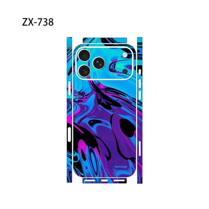 Oscar Skin Wrap Decal Vinyl Sticker for iPhone Pro Max Back Film Compatible with iPhone 17/16/15/14/13 Pro Models