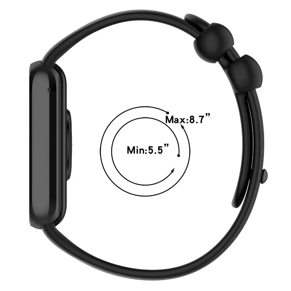 Original Silicone Strap For Redmi Watch 6 Active/6 Lite/6 5 4 Comfortable Bracelet For Xiaomi Mi Band 10-9 Pro 8 Pro Accessories
