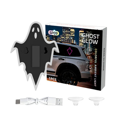 New Car Solar Nighttime Decoration Light Car Halloween Devil's Eye LED Atmosphere Light Universal Fun Lighting