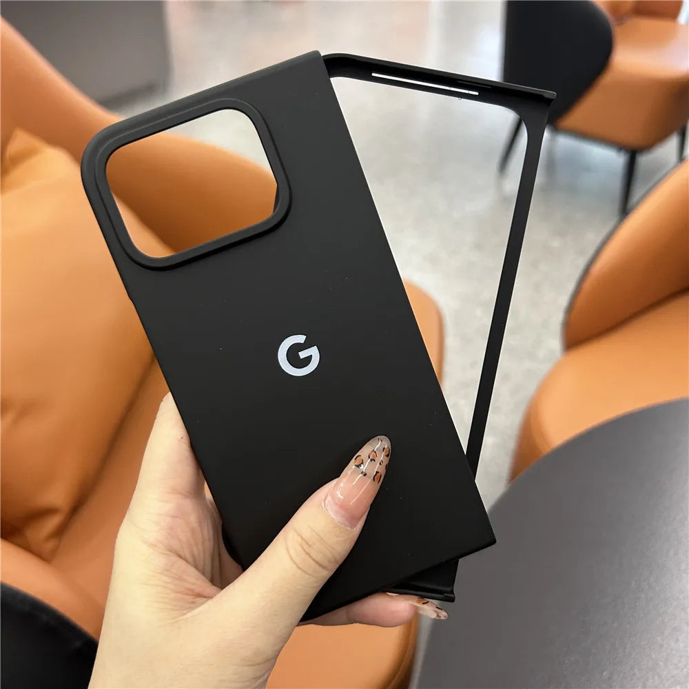 Original Case For Google Pixel 9 Pro Fold Case Ultra-thin Matte Hard PC Flip Phone Cover For Pixel Fold 2 Full Protective Bumper