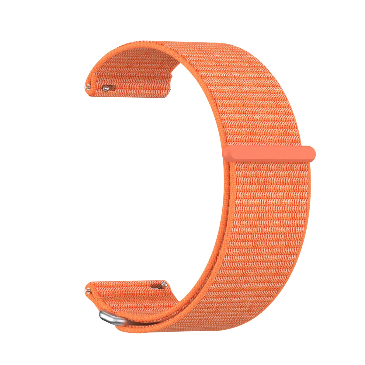 For Garmin Venu X1 Watch Strap Nylon Two-Section Wristband Smart Breathable Metal Mid-Ring Loop Replacement Watch Strap