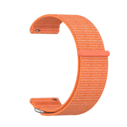 For Garmin Venu X1 Watch Strap Nylon Two-Section Wristband Smart Breathable Metal Mid-Ring Loop Replacement Watch Strap