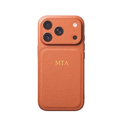Personalise Gold Silver Initials Letter Leather Case For Iphone 15 14 13 17 pro max 14 16 Plus 17air Luxury Lens Protextion Case