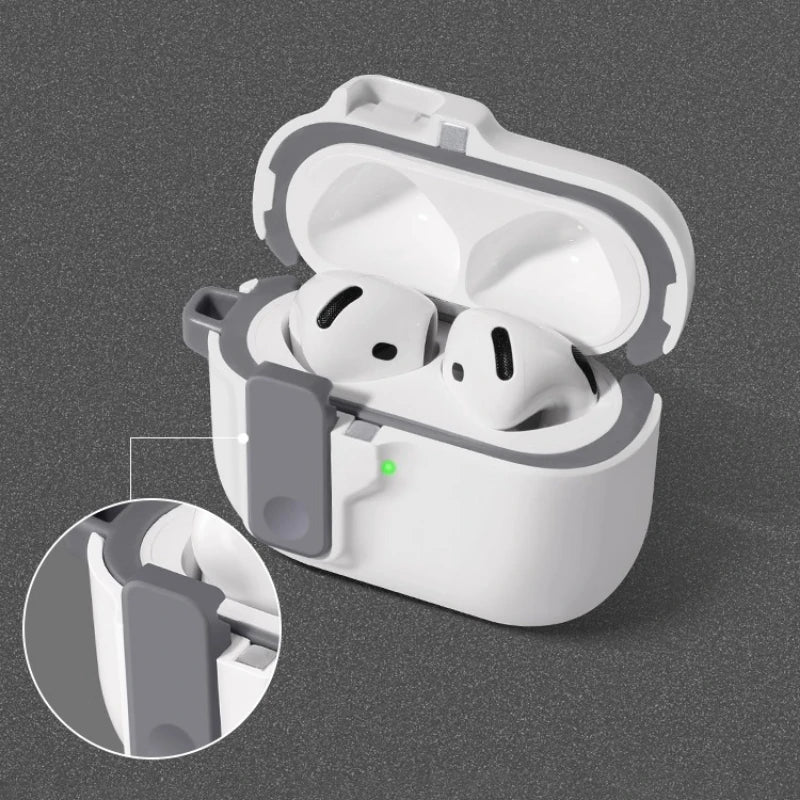 2025 New For AirPods Pro 3 Phone Stand Case Cover Magnetic Auto Lock TPU Shockproof Protective Sleeve With Hook for AirPods Pro3