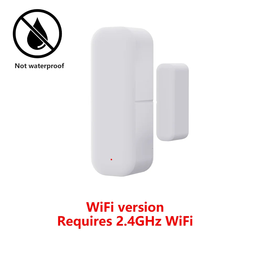 IP65 Tuya WiFi Door Window Magnetic Sensor Wireless Connection Smart Home Protection Waterproof Door Detectors Automation
