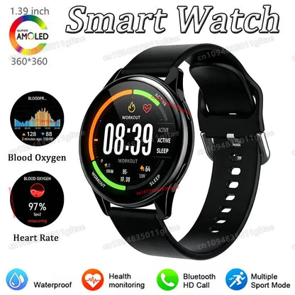 2026 New Women SmartWatch Bluetooth Call Lady Watch Sport Waterproof Heart Rate Sleep Smart Watch For Women Present Gift PKHT30