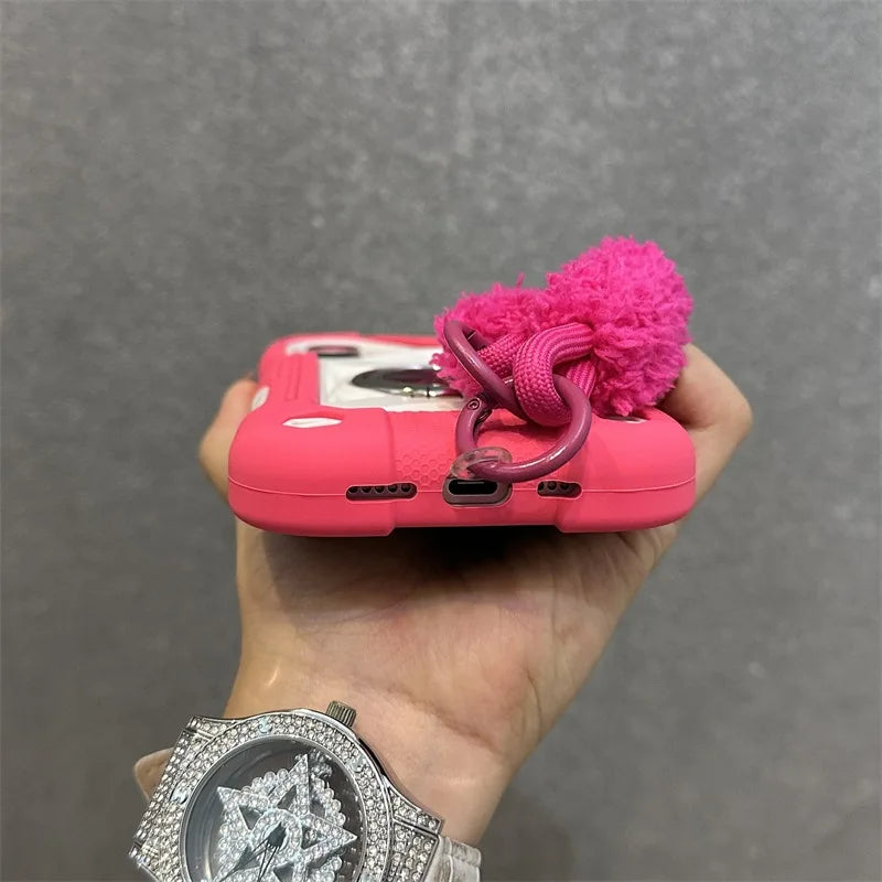 Luxury Heavy Duty Ring Holder Lanyard Case for iPhone 17 18 ProMax PC TPU Armor Cover for iPhone 11 12 13 14 15 16 Pro Max Plus