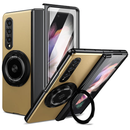 Folding Ring Holder Full Coverage Case for Samsung Galaxy Z Fold 8 Ultra 5G Fold8 Fold7 Fold 7 6 5 4 3 Fold6 Fold5 Fold4 Fold3