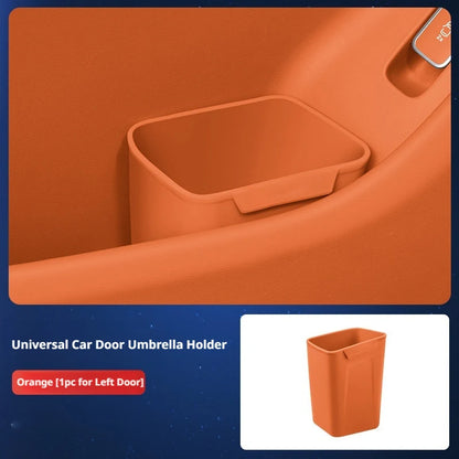BLALION Silicone Car Door Storage Box Trash Can Multifunctional Auto Door Storage Bucket Umbrella Organizer for Car Accessories