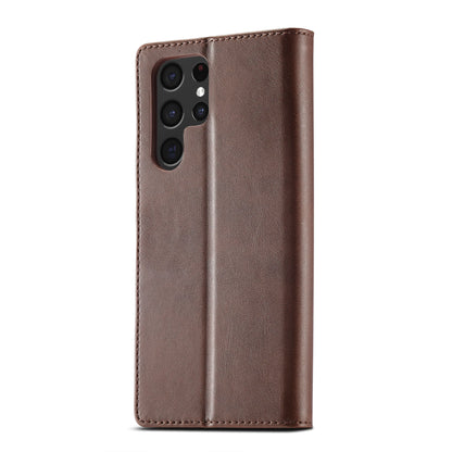 Business Leather Case for Samsung Galaxy S26 S25 Ultra S24 S23 FE S22 S21 S20 S10 Plus Note 20 + Flip Wallet Card Holder Cover