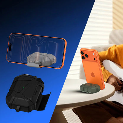For AirPods Pro3 Secure Lock Case with Phone Stand Design Military Armor Shockproof Protective Case For Airpods Pro 3 Generation