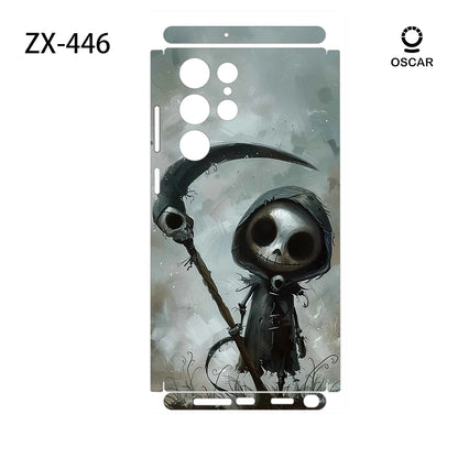 Colorful Decal Skin for Samsung Galaxy S23 S25Ultra Plus S26 S24Ultra Back Screen Protector Cover Wrap Stones Sticker