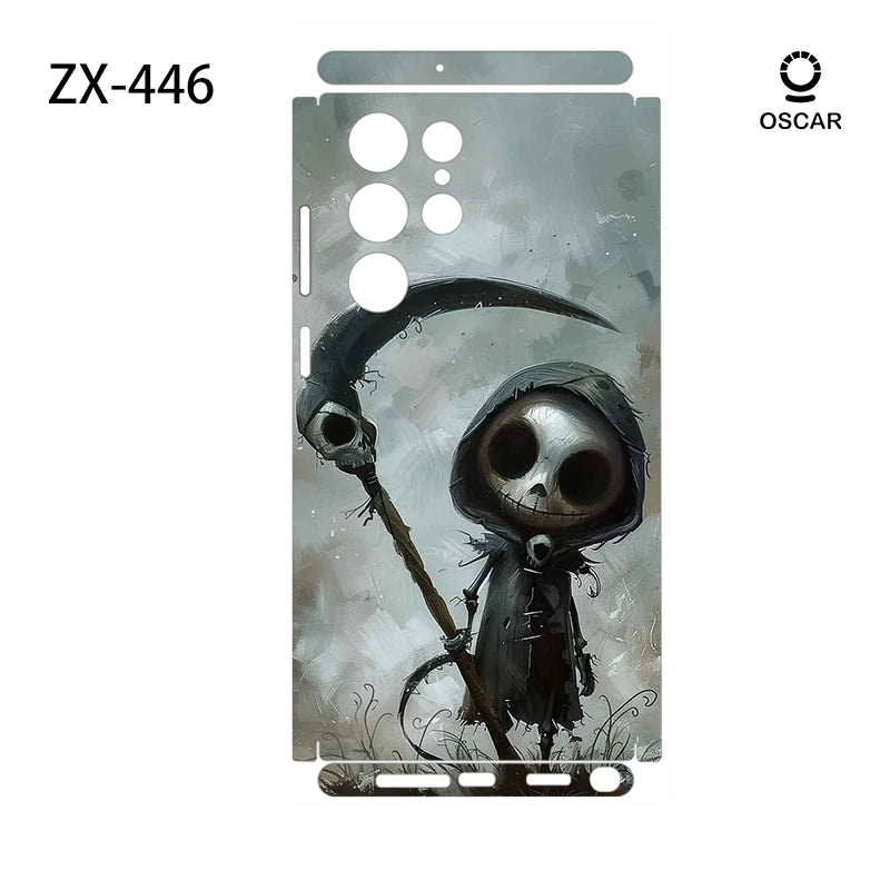 Colorful Decal Skin for Samsung Galaxy S23 S25Ultra Plus S26 S24Ultra Back Screen Protector Cover Wrap Stones Sticker