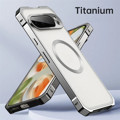 Full Body Metal Bumper for Magsafe Case for Google Pixel 10 Pro XL 8 9 Frame Protect Wireless Charge Shockproof Protect Cover