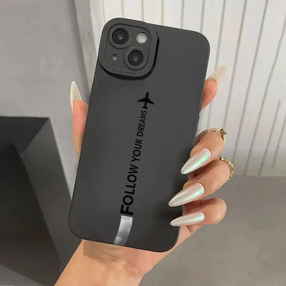 Travel-nspired Airplane Route Desian Phone Case For iPhone 17 15 14 13 12 11 16 Pro Max Air 16E 7 8 Plus X XR XS SE2 Soft Cover