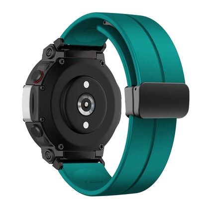 Magnetic Silicone Watch Band For Huami Amazfit T-Rex2 Strap Bracelet Replacement Wristband For Amazfit T Rex 2/3 Sport Watchband