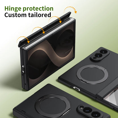 Drop Protective Funda Case for Samsung Galaxy Z Fold 8 5G Fold8 Ultra Fold7 Fold6 Fold5 Fold 7 6 5 Magnetic Ring Full Body