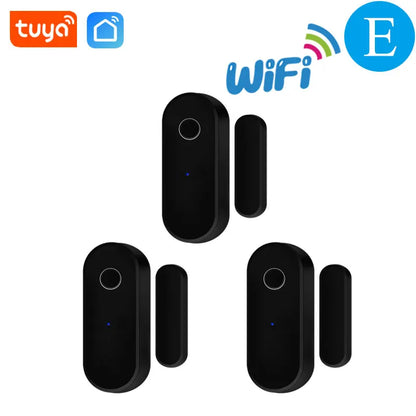 Tuya Smart WiFi Door Sensor Home Security Alarm Open / Close Window Detector APP Remote Control For Alexa Google