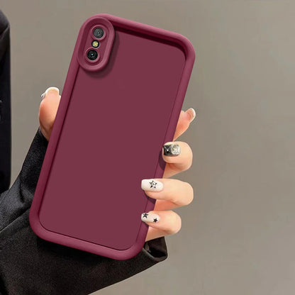 For iphone XS Max Case iphone X XR XS Max Camera Protection Matte Anti Drop Soft Back Cover Case
