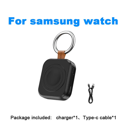 Magnetic Wireless Portable Watch Type C Fast Charger for Samsung Galaxy Watch 8/8 Classic/Ultra/5/4 Pro/4/3 Active Fast Charging