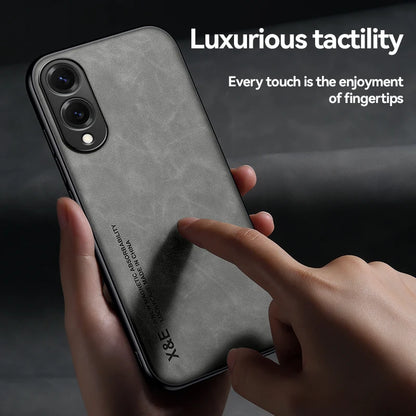Magnetic Sheepskin Leather Case For Samsung Galaxy S26 S25 S24 S23 S22 S21 S20 Ultra FE S25 Edge S10 S9 Plus Shockproof Cover