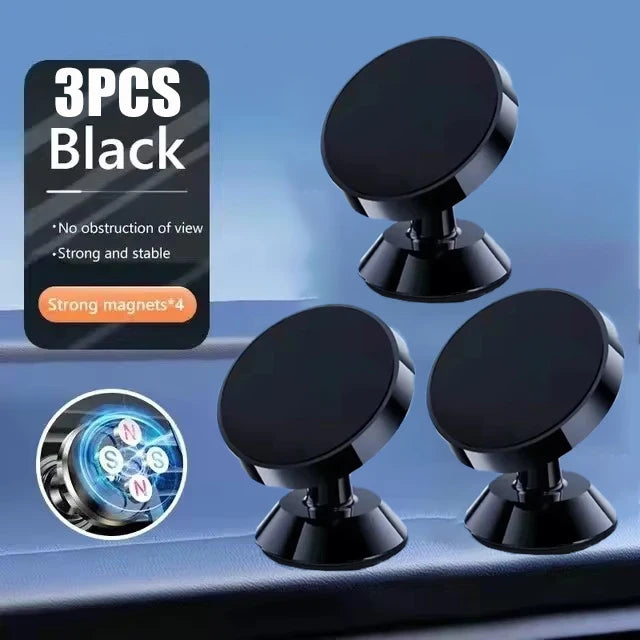 Magnetic Car Phone Holder Magnet Mount Mobile Cell Phone Stand GPS Support For iPhone 14 13 12 Pro Xiaomi Huawei Samsung Oneplus