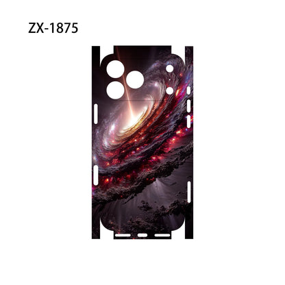 For Apple iPhone 17 16 15 14 IPhone13 Pro Max Full Body Back Cover Decal Skin 3D Colorful Rear Protective Sticker Film