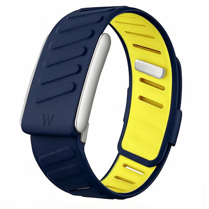 Suitable for Whoop 5.0 Dual Color Silicone Soft Strap Official for Whoop MG Sports Wristband with Metal Frame Included