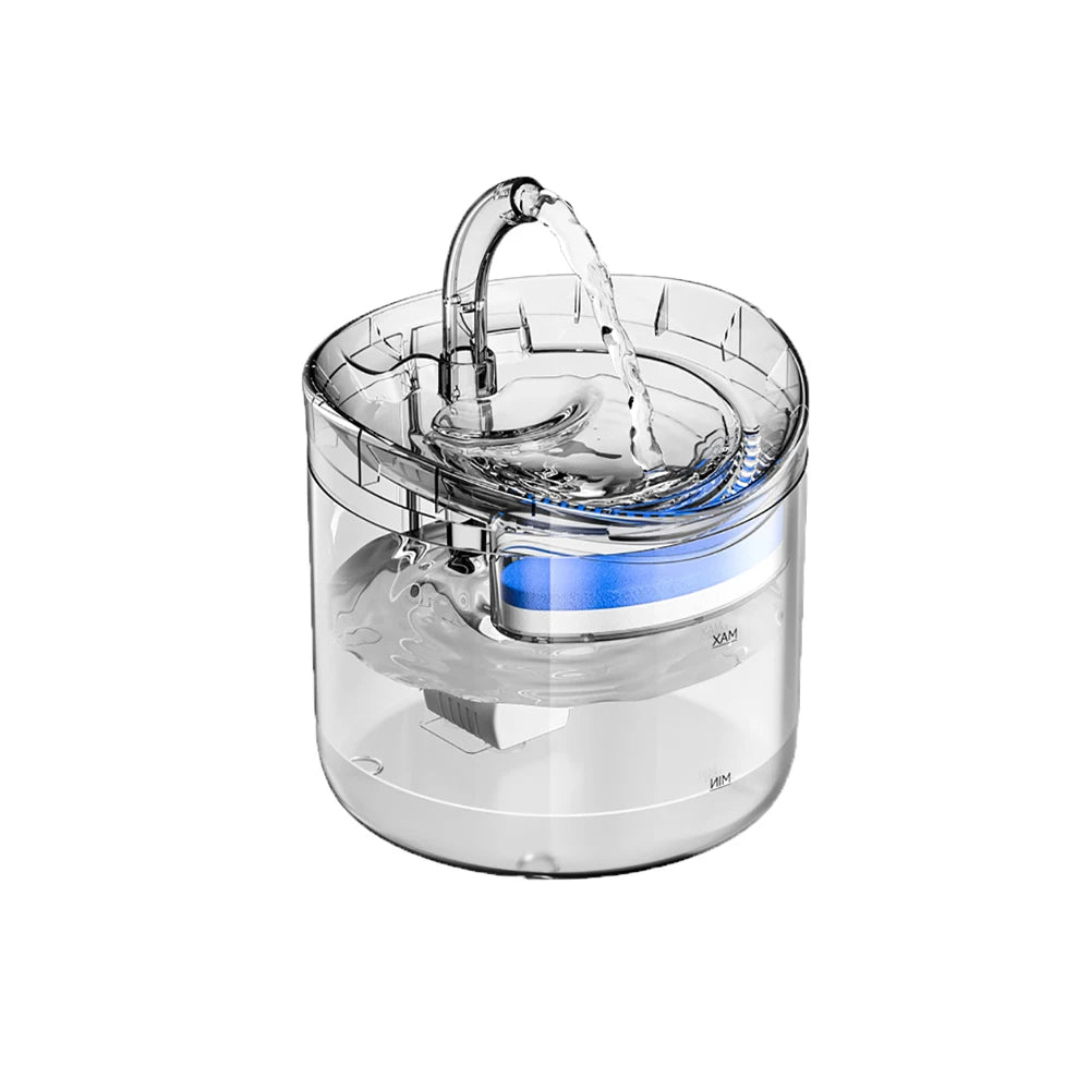 2L Pet Cat and Dog Drinker Activated Carbon Filter USB Powered Automatic Pet Feeder Motion Sensor Bowl Pet Silent Drinking Bowl