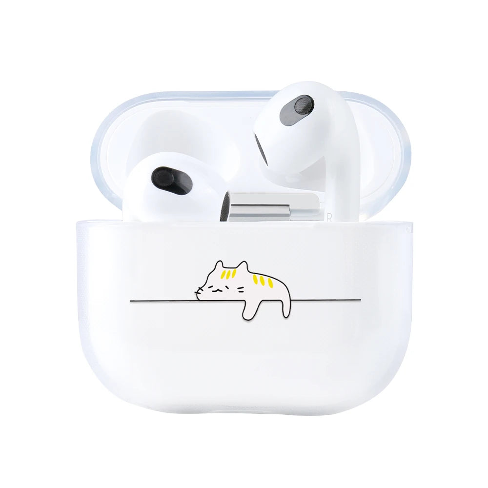 Cute Cartoon Pattern Earphone Case for Airpods 4th 3rd 2 Pro 3 2 Shockproof Cover for Airpod 2 3 1 Protective Accessorie Shell