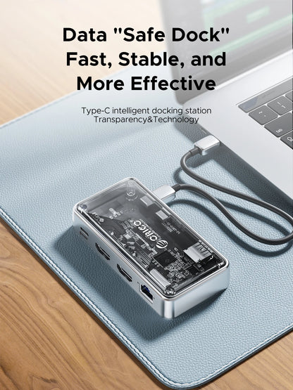 ORICO 10Gbps USB C HUB 4K60Hz Type-C to HDMI-compatible USB 3.0 Adapter Metallic Docking Station for Macbook iPad Pro Laptop Hub