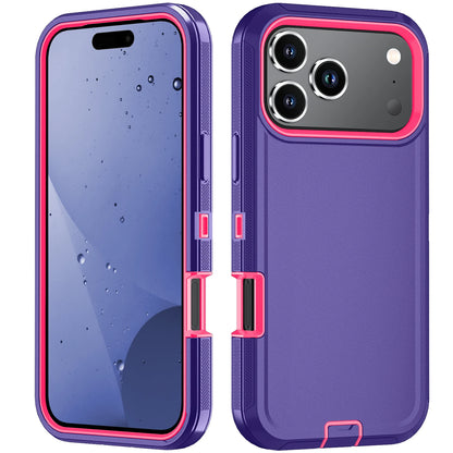 Armor Shockproof Defender Phone Case For iphone 11 12 13 14 15 16 17 18 Pro Plus Max 16E Hard PC+TPU Anti Fall Protective Cover