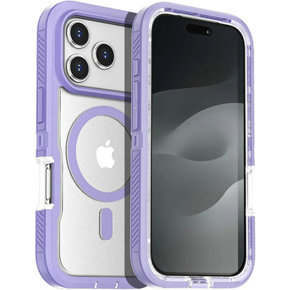 Matte Clear Magnetic OTT Phone Case For iPhone Air 18 17 16 15 14 Plus 13 Pro Max Anti-Slip Grip & Wireless Charge Protect Cover