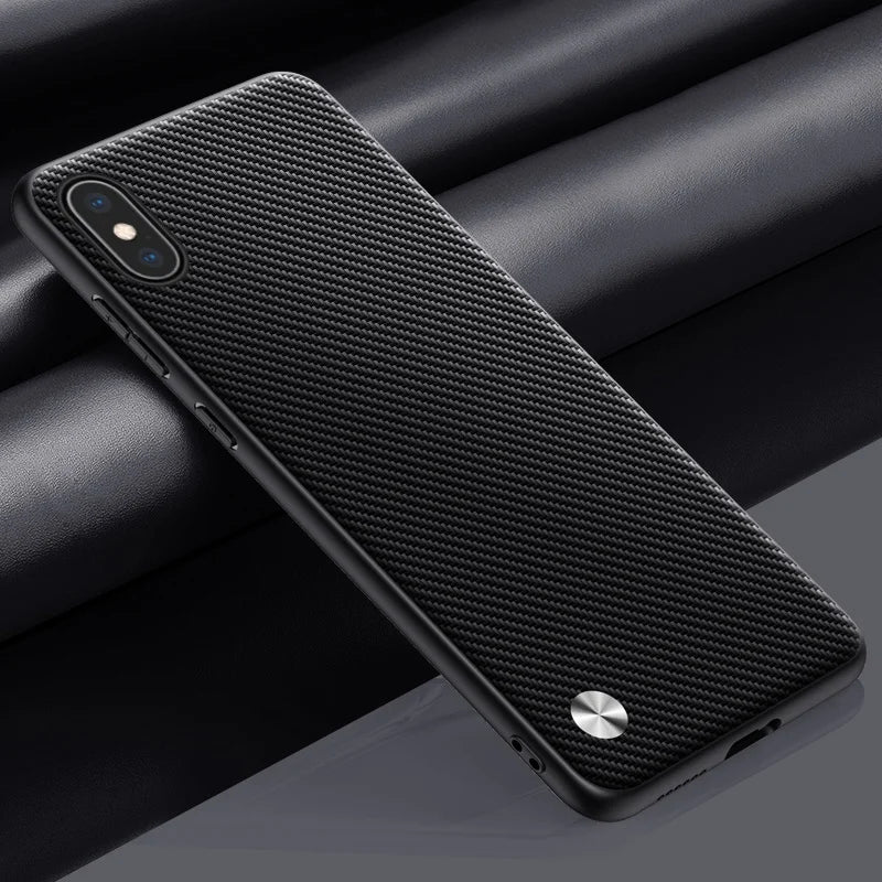 Luxury PU Leather Case For iPhone X XS Back Cover Silicone Shockproof Full Protection Phone Case For iPhone X S iPhone X iPhone