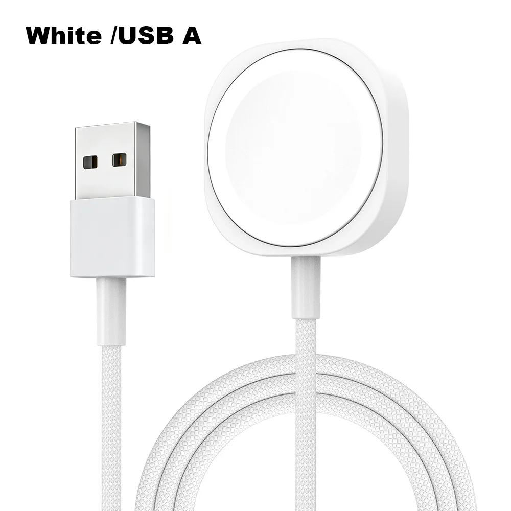 New Magnetic Wireless USB A Fast Charger Type C Charging Cable For Apple Watch Series 10 9 8 7 6 5 4 3 2 1 Ultra Edition iWatch