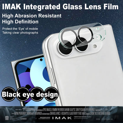 Camera Lens Glass For iPhone Duo Fold 2in1 Acrylic Glass Camera Protector Film Anti Fingerprint 9H Hardness HD Clear LS0013
