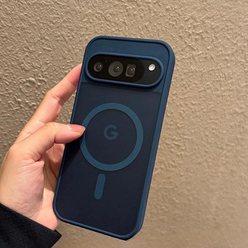 Luxury Translucent Matte Magnetic Case For Google Pixel 10 ProXL 9Pro XL 11 ProXL 10 9A Wireless Charging Candy Color Slim Cover