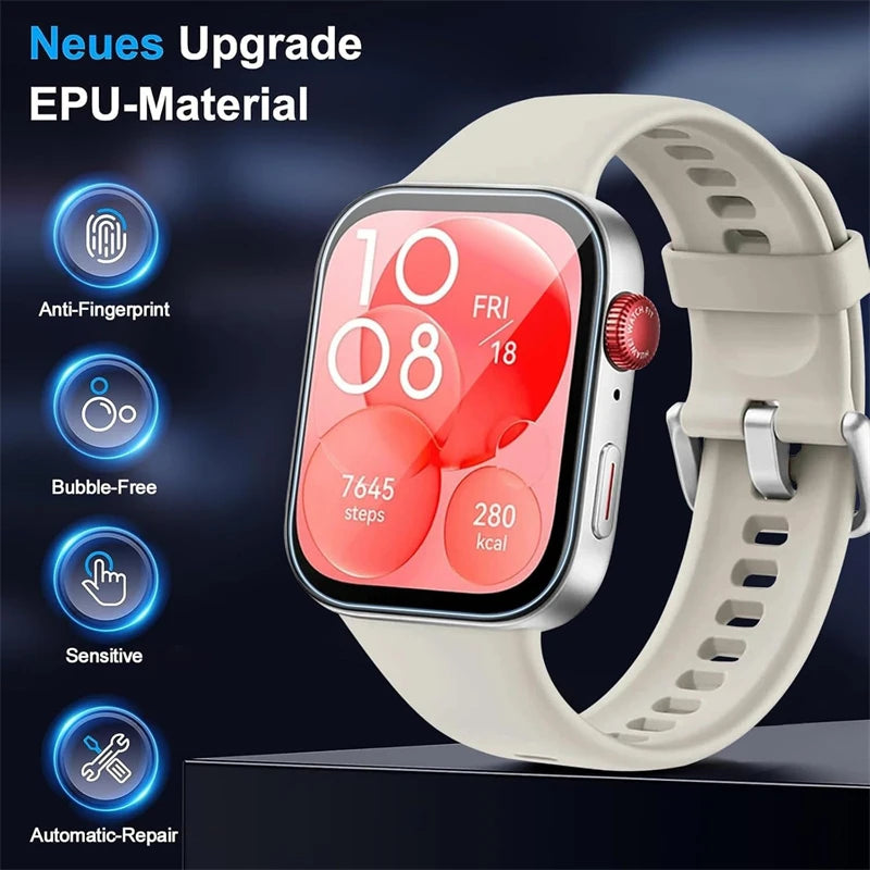 5PCS Screen Protector For Huawei Watch Fit 3/4/4Pro/5Pro Anti Scratch Clear TPU Hydrogel Film Huawei Accessories Protective film