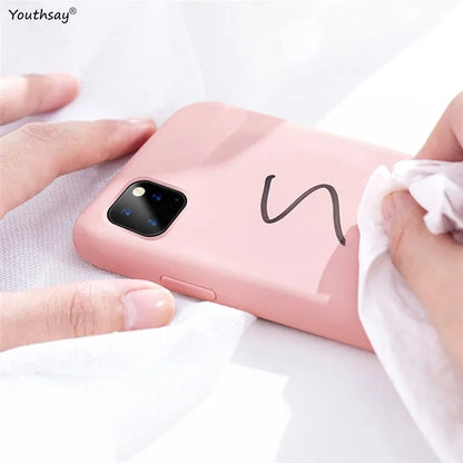 For iPhone 17e Case Cover iPhone 17e 16e Fundas Coque Soft TPU Original Liquid Silicone Camera Protector Phone Bumper iPhone 17e