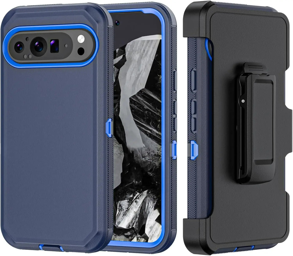 Premium Military Grade Heavy Duty Phone Case for Google Pixel 10 9 8 Pro XL with Clip Hard Shockproof Armor Protector Cell Cover
