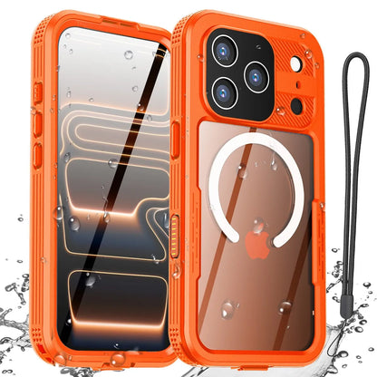 Waterproof IP68 Water Protective Case For iPhone 17 16 Pro Max 17 Air 16 Plus Shockproof Magnetic Magsafe Cover Screen Protector