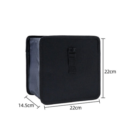 Car Trash Can Back Seat Hanging Organizer Collapsible Box Waterproof Garbage Bin Universal for Auto SUV Truck Interior Storage